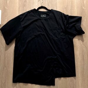 Y-3 Adidas premium asymmetric tee